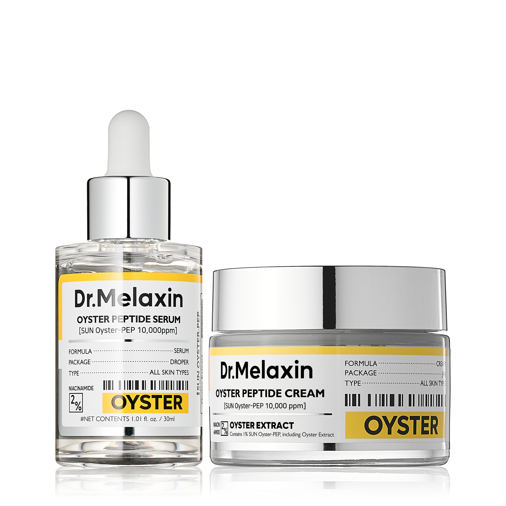 Oyster Pep-3 Renewal Serum & Cream Duo - image 1