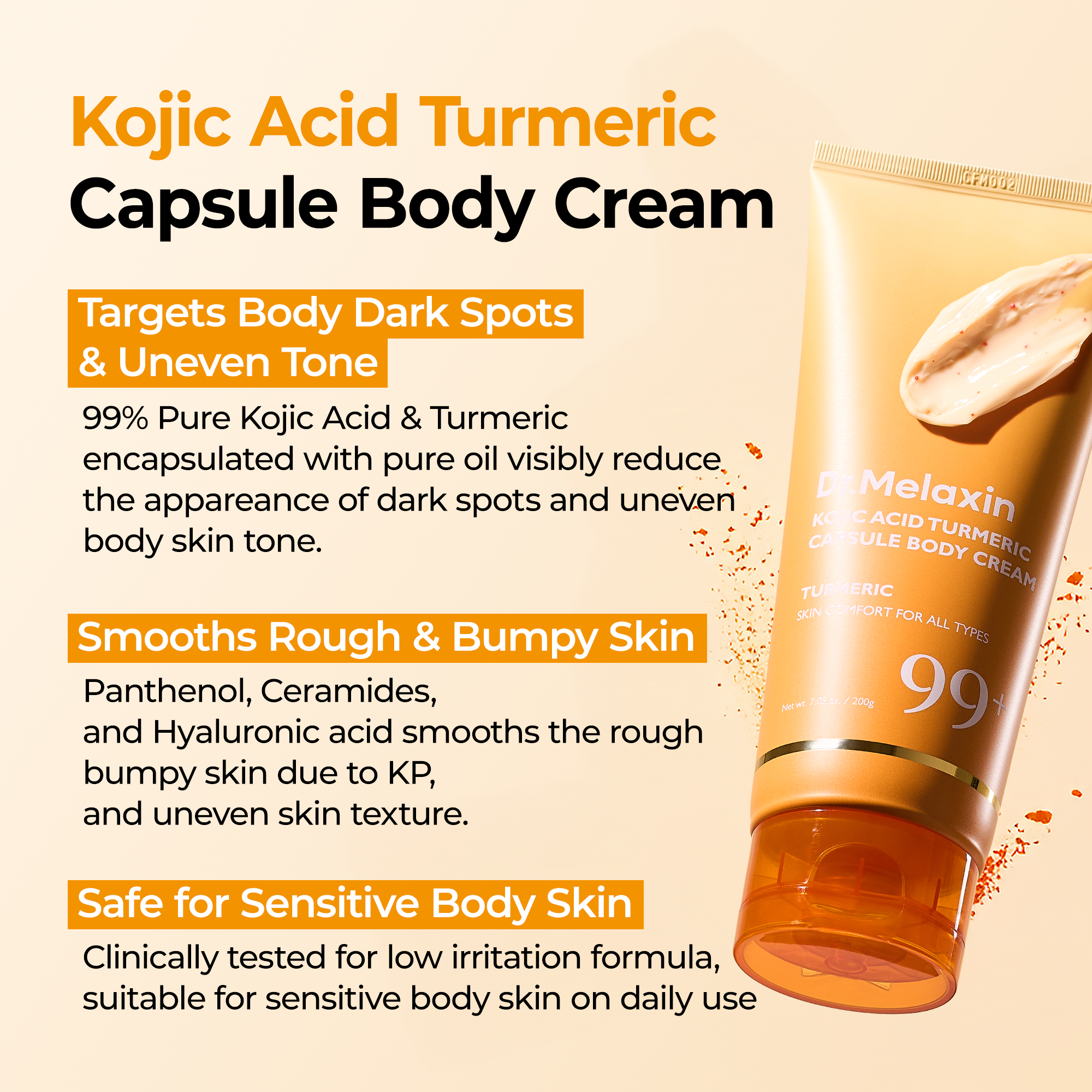 Kojic Acid Turmeric Capsule Body Cream - image 2