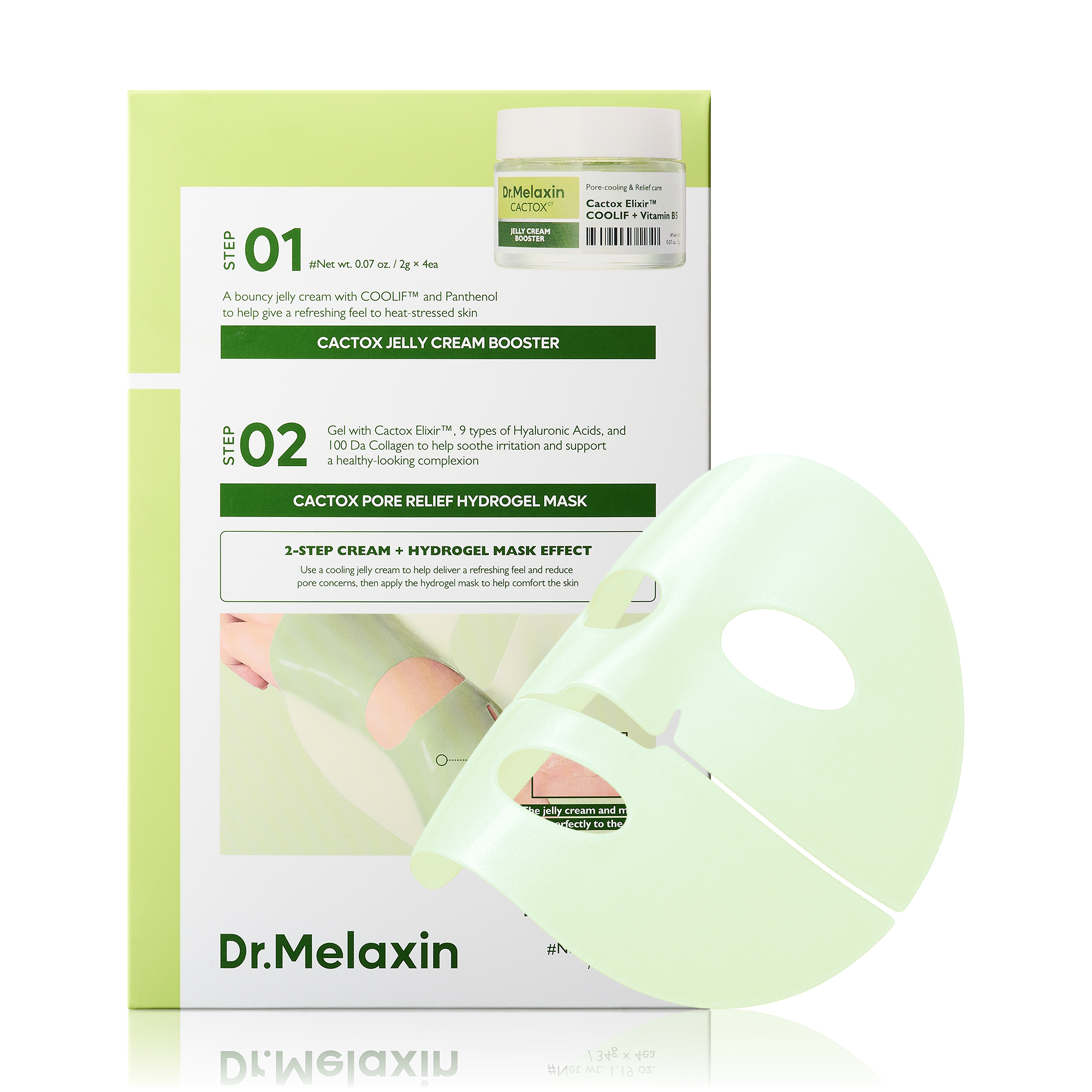 Cactox De-Puffing Pore Tox Gel Mask 4EA - image 1