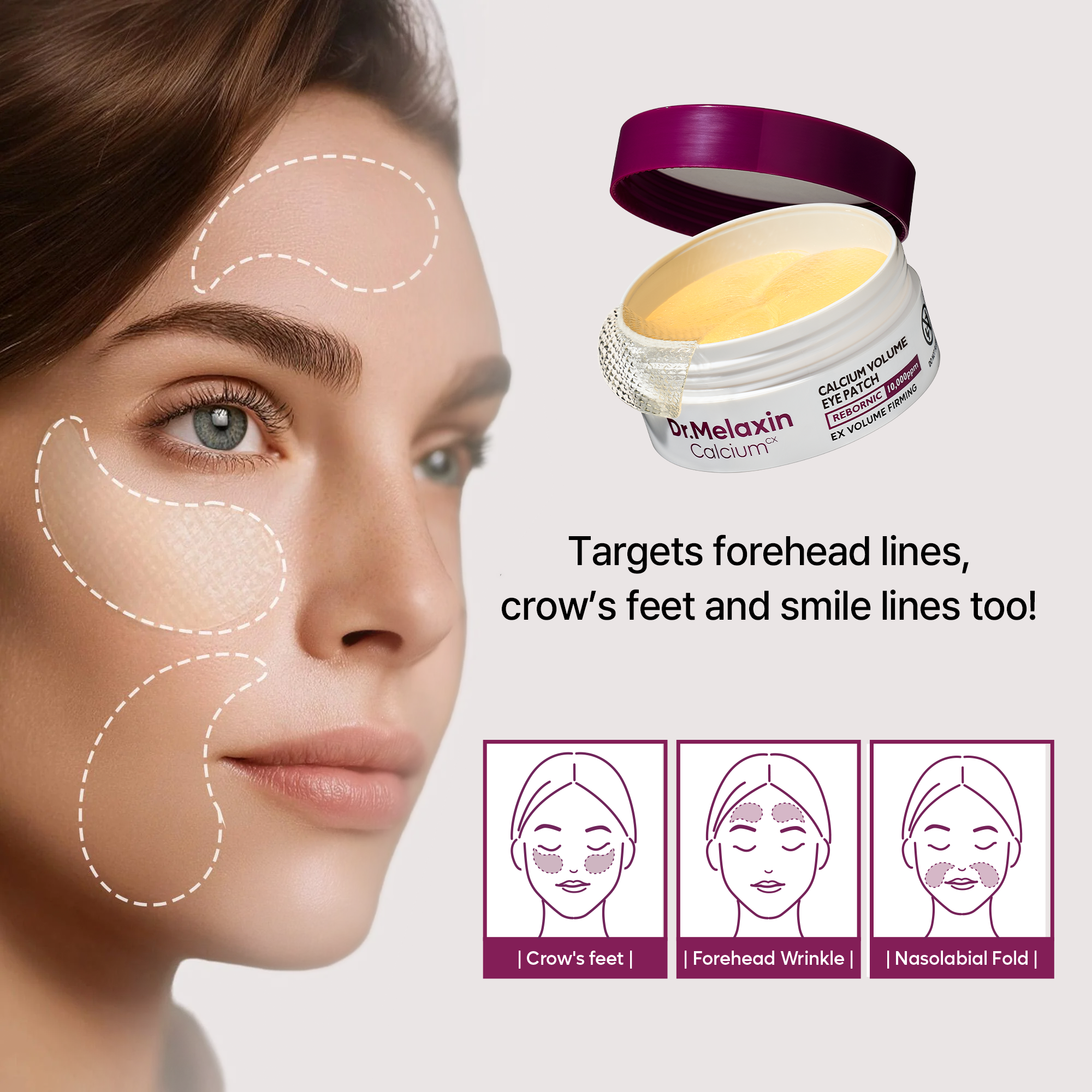 [TikTok Bestseller] Calcium Volume Multi Balm & Eye Patch 60ea - image 7